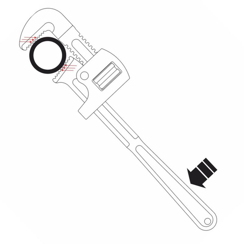 Chave Para Tubo 14'' (44020/014) - Tramontina Pro