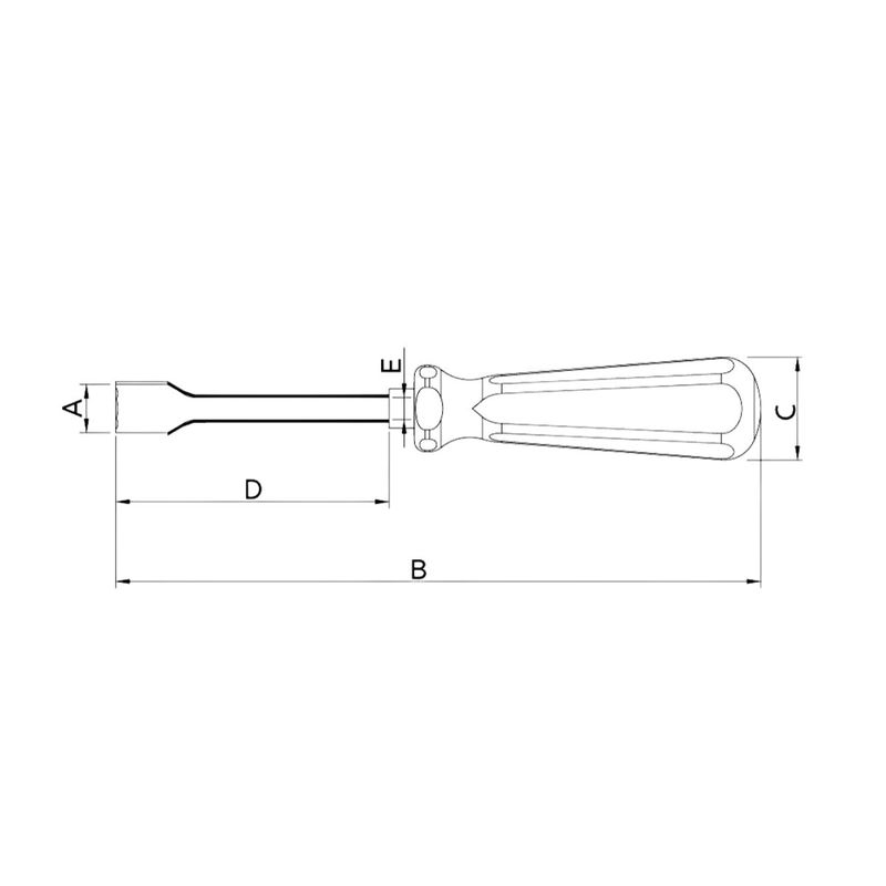 Chave Canhão Isolada 4mm (44252/004) - Tramontina Pro