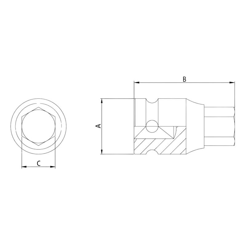 Soquete de Impacto Allen 3/4'' x 15mm (44904/115) - Tramontina Pro