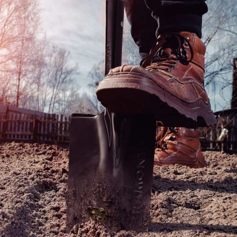 Vanga Quadrada em Aço Com Cabo de Madeira 71cm (77424/404) - Tramontina