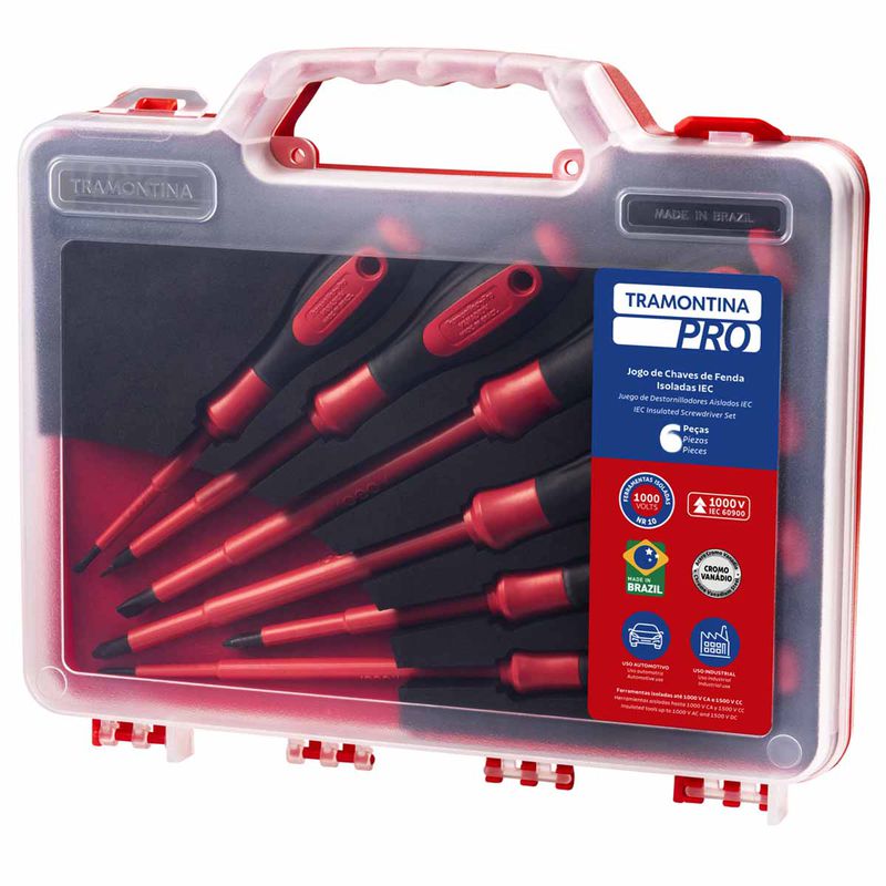 Jogo de Chaves Isoladas IEC Com 6 Peças (44347/221) - Tramontina Pro