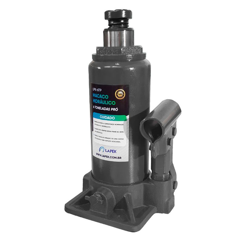 Macaco Hidráulico Pró Tipo Garrafa 6T (LPK-6TP) - Lapek