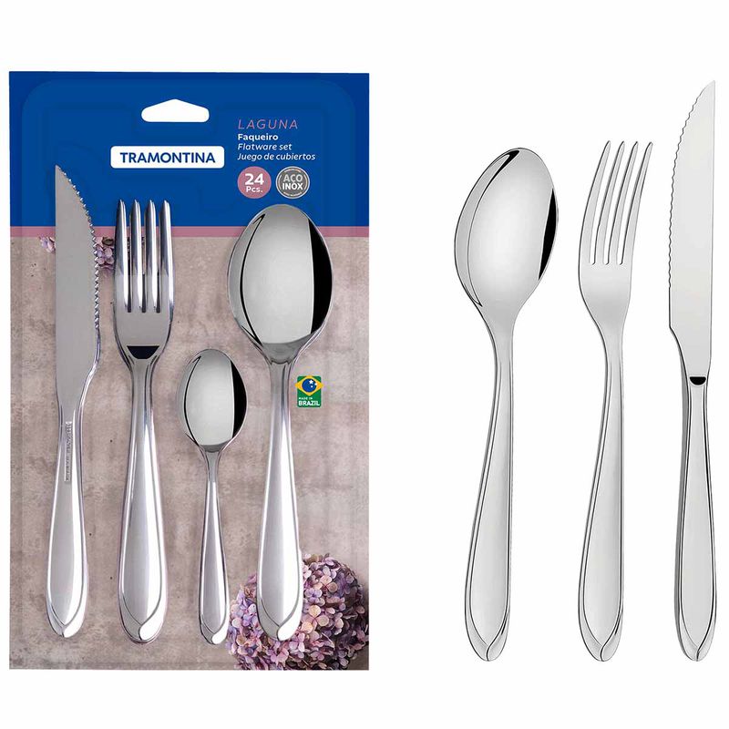 Faqueiro Para Churrasco Laguna 24 Peças (66906/410) Tramontina