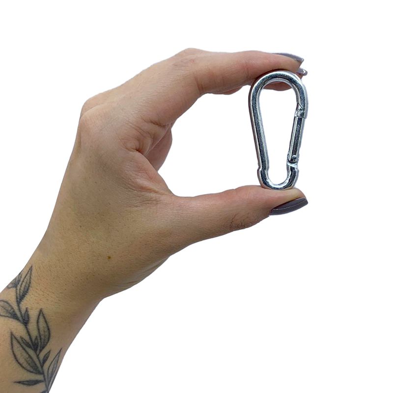 Kit Mosquetão Com Trava 5 x 50 Mm - 10,0002 (Com 25 Unidades) - Nord