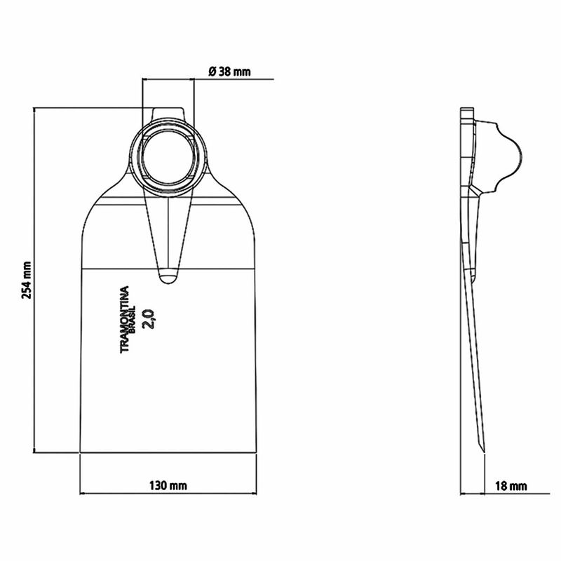 Enxadão Largo 2.0 em Aço Sem Cabo (7727/204) - Tramontina