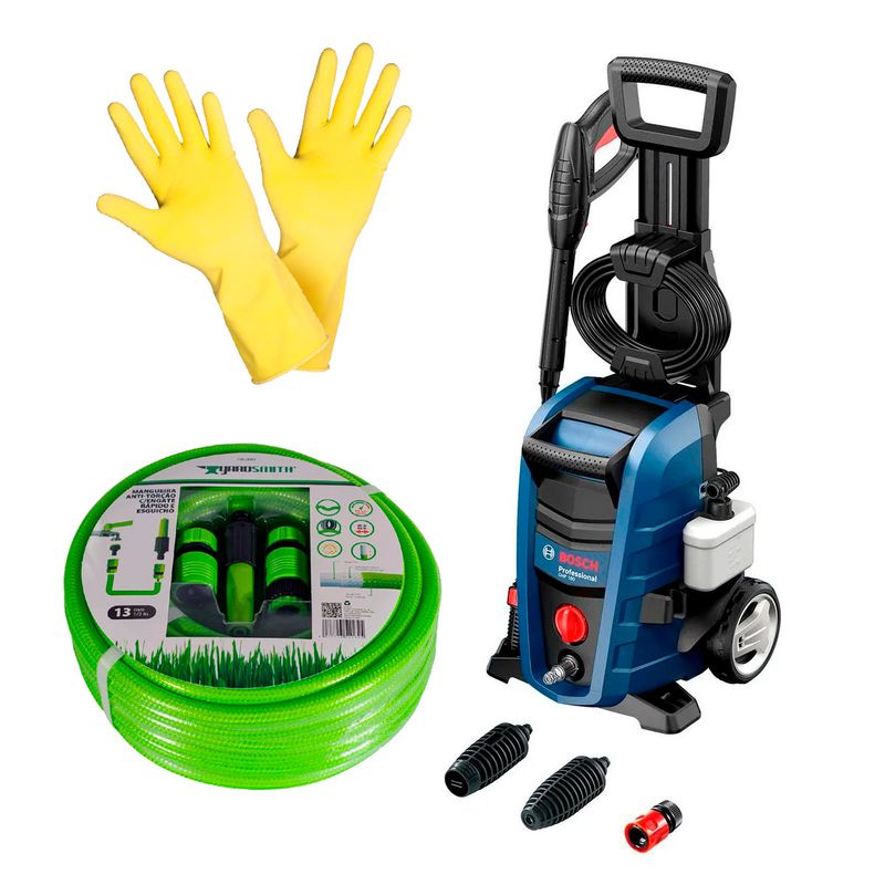 Lavadora de Alta Pressão GHP 180 - 127V Com Mangueira e Luva - Bosch