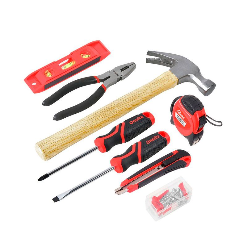 Carrinho Para Ferramentas Todo Preto Com 6 Gavetas + Jogo de Ferramentas 8 Peças - Fercar