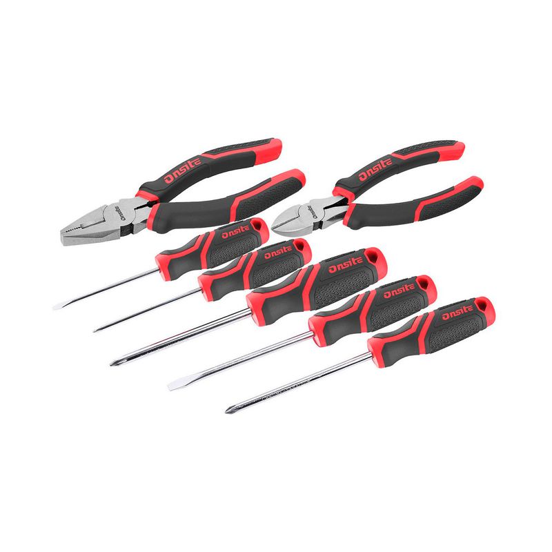 Carrinho Para Ferramentas Todo Preto Com 6 Gavetas + Jogo de Ferramentas 7 Peças - Fercar