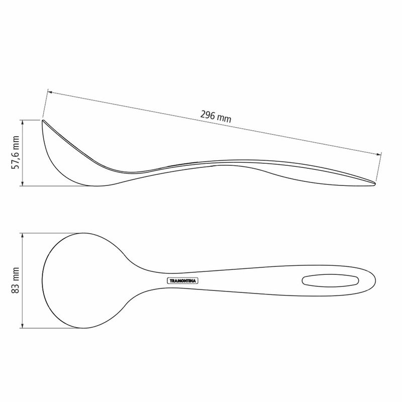 Concha em Nylon Preto Ability (25157/100) - Tramontina