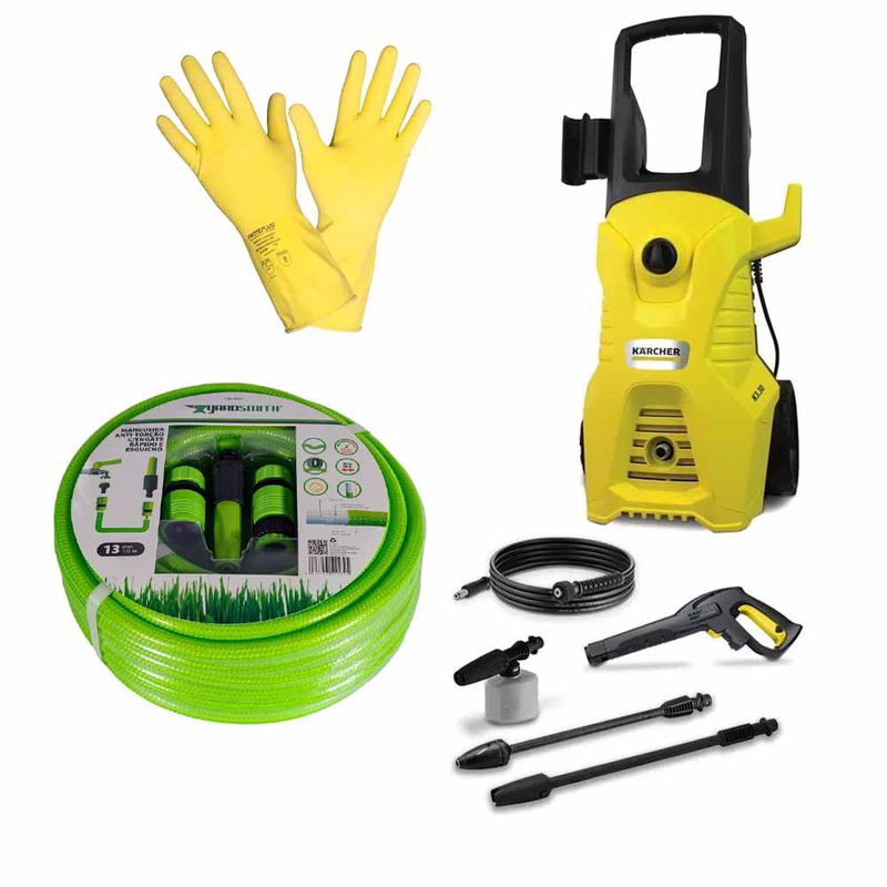 Lavadora de Alta Pressão K3.30 New - 127V Com Mangueira e Luva - Karcher