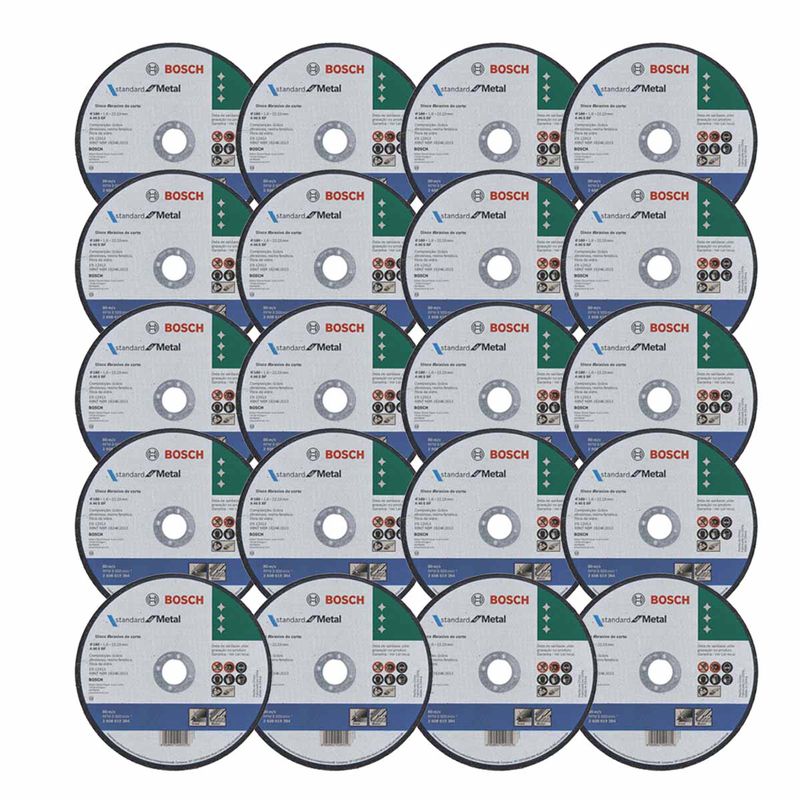 Disco de Corte Deep-Cut 7'' x 1.6 x 7/8'' Com 25 Unidades (2608619384) - Bosch