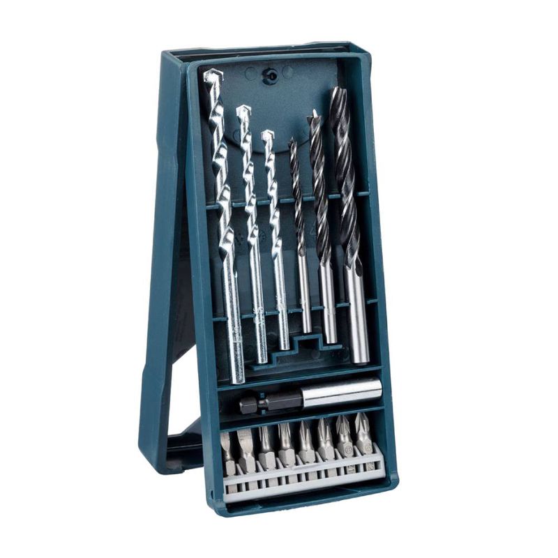 Kit de Pontas e Brocas Bosch Mini X-Line 15 Peças