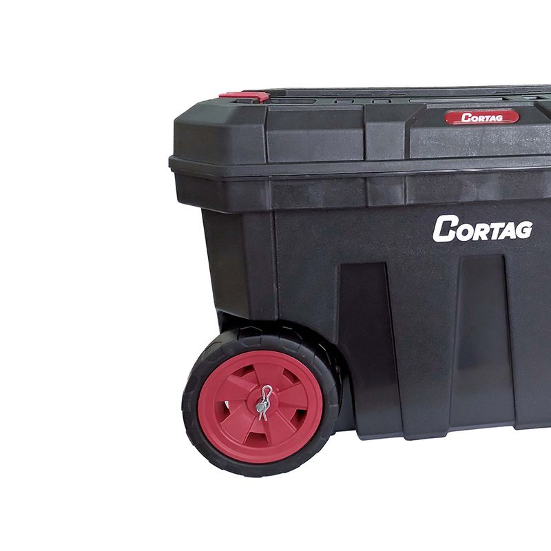 Caixa Plástica Baú com Rodas 24'' 62544 - Cortag