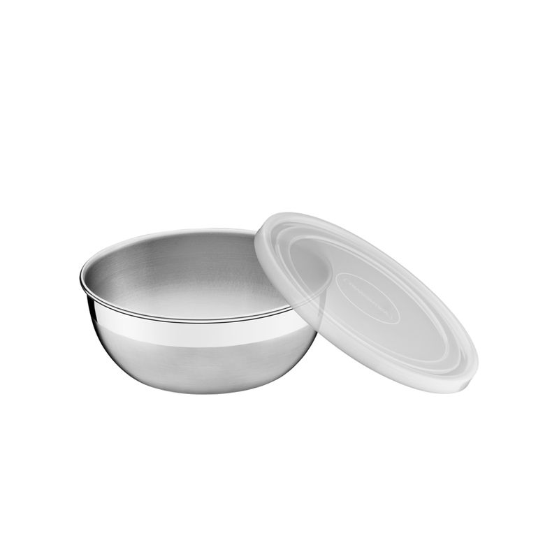 Jogo de Potes Freezinox em Aço Inox e Tampa Plástica 3 Peças - Tramontina