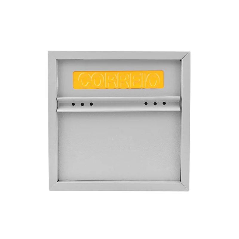 Caixa de Correio de Grade ou Embutir 230x110x230cm Cinza COR-3 - FERCAR