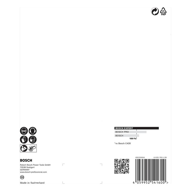 Jogo de Discos de Lixa Bosch EXPERT C470 150mm G60/120/240