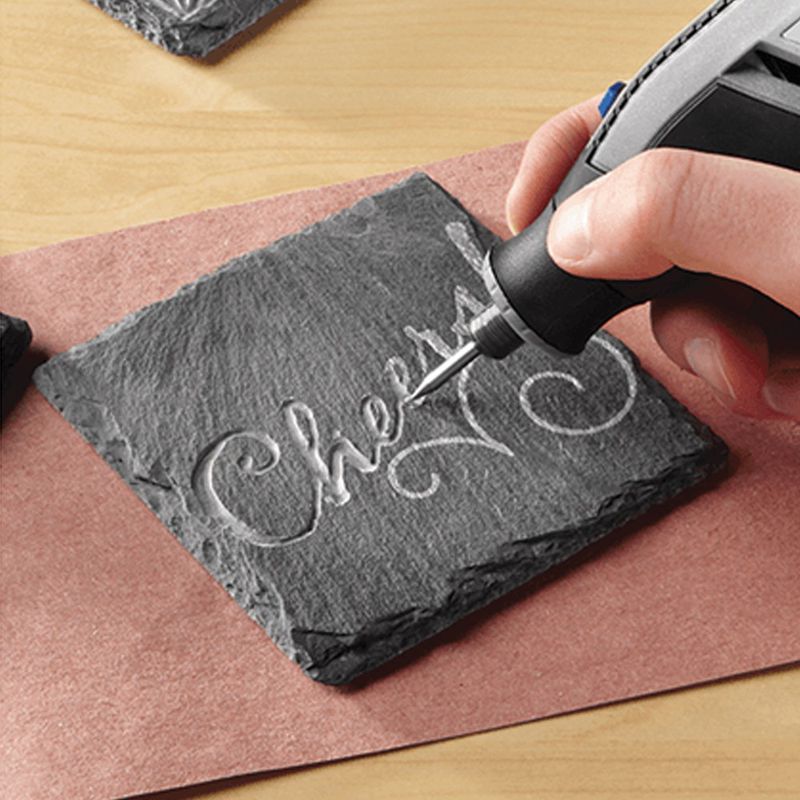 Kit De Acessórios de Micro Retífica para Vidro e Pedra 9pçs 735 - Dremel 