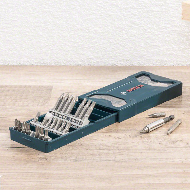 Kit de Pontas para parafusar Bosch Mini X-Line com 25 Peças