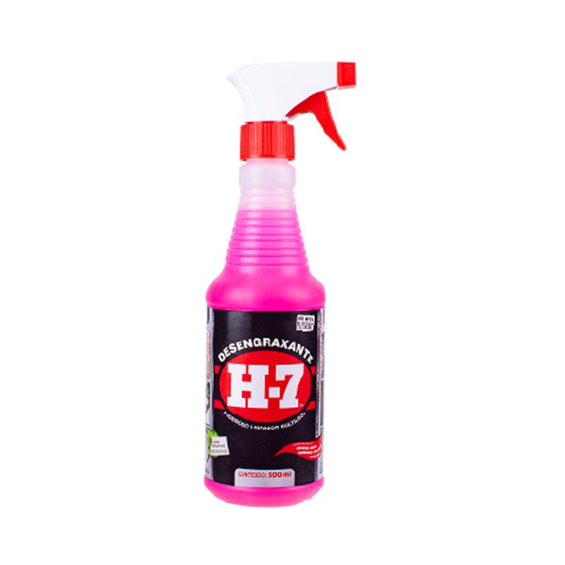 Desengraxante Removedor Multiuso H-7 (500 mL) Spray com Gatilho - H7
