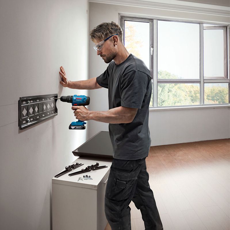 Furadeira e Parafusadeira de Impacto Com 1 Bateria 18V e Maleta (GSB 183-LI) - Bosch