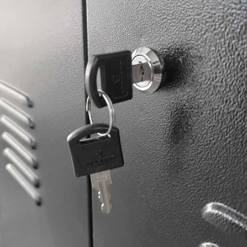 Carrinho Para Ferramentas Fechado Com 1 Gaveta Todo Preto (C07) - Fercar