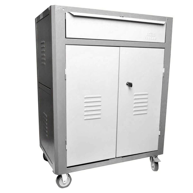 Carrinho Para Ferramentas Fechado Com 1 Gavetas Cinza (C07) - Fercar