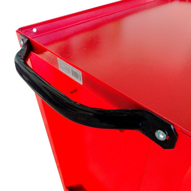 Carrinho Para Ferramentas Fechado Com 3 Gavetas Todo Vermelho (C06) - Fercar