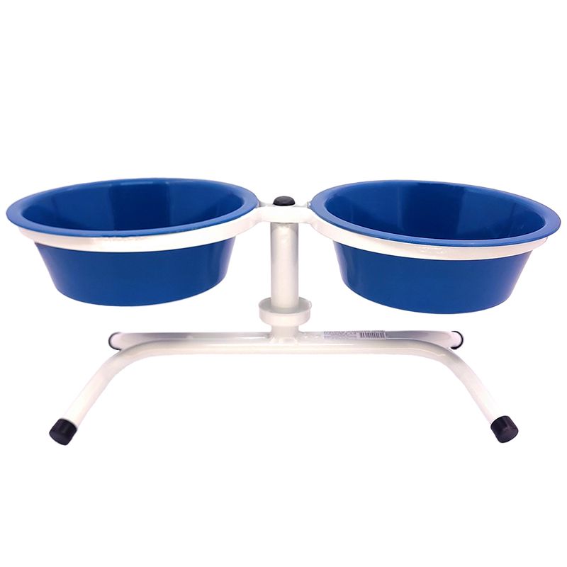 Comedouro Pet Duplo Tigela Plástica 900ml - FERCAR