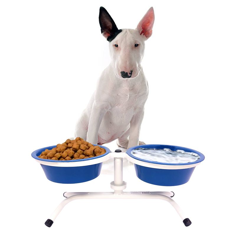 Comedouro Pet Duplo Tigela Plástica 900ml - FERCAR