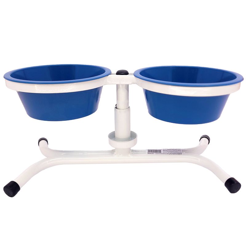 Comedouro Pet Duplo Tigela Plástica 900ml - FERCAR