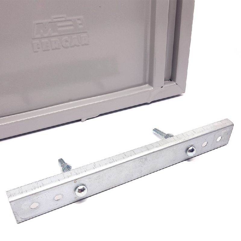 Caixa de Correio de Grade ou Embutir 230x110x230cm Cinza COR-5 - FERCAR