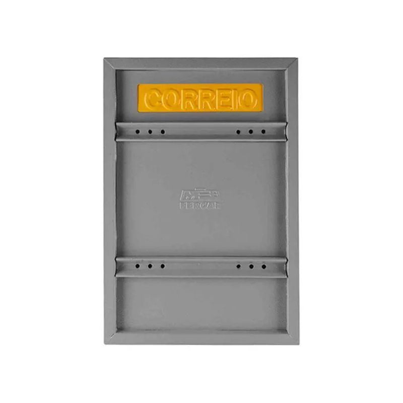 Caixa de Correio de Grade ou Embutir 230x150x350cm Cinza COR-4 - FERCAR