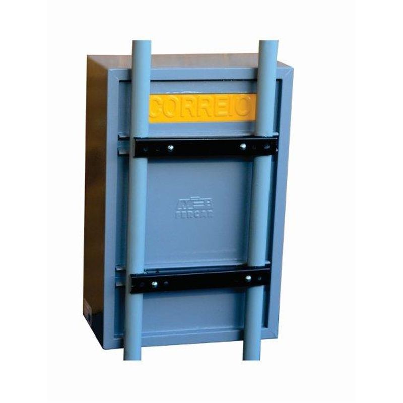 Caixa de Correio de Grade ou Embutir 230x150x350cm Cinza COR-4 - FERCAR