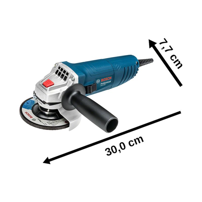 Esmerilhadeira Angular de 4.1/2'' Bosch GWS 850, 850W 127V