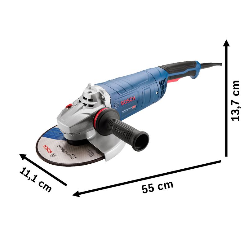 Esmerilhadeira Angular Bosch GWS 25-230 VULCANO 2500W 220V