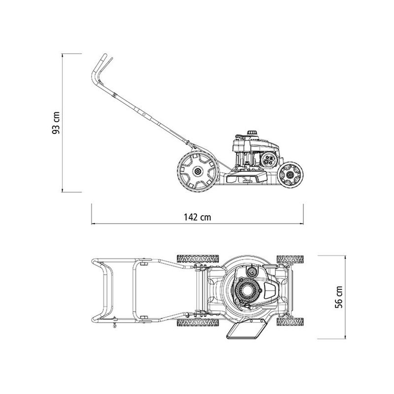 Cortador de Grama á Combustão CC45M - 450mm (79747/401) - Tramontina