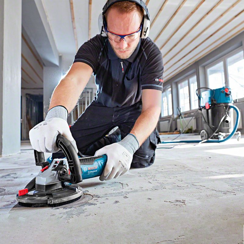 Lixadeira para concreto Bosch GBR 15 CA 1500W 220V, em maleta