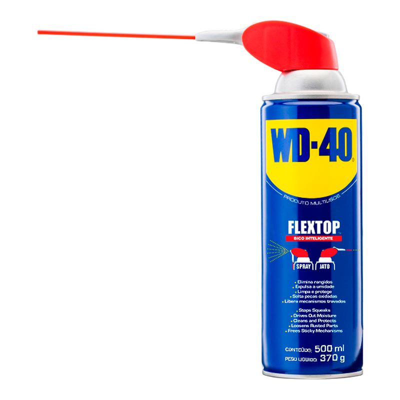 Óleo Lubrificante Desengripante Flextop 500 mL - WD-40