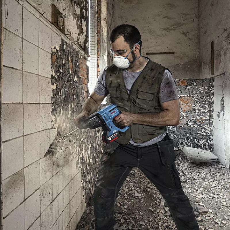 Martelete Perfurador 18v Sem Fio Com Carregador e 2 Baterias (GBH 180-Li) - Bosch