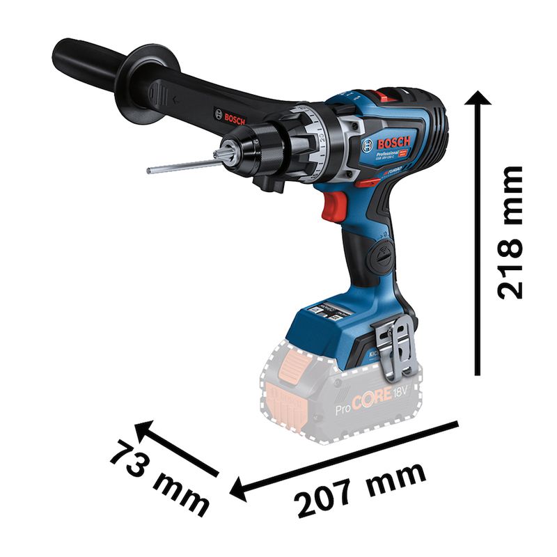 Parafusadeira Furadeira Impacto Bosch GSB 18V-150 C Brushless 18V SB