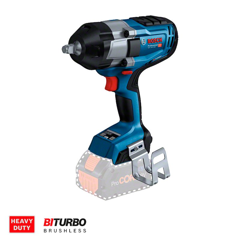 Chave de Impacto a bateria Bosch GDS 18V-1000 BITURBO BRUSHLESS 18V, SB