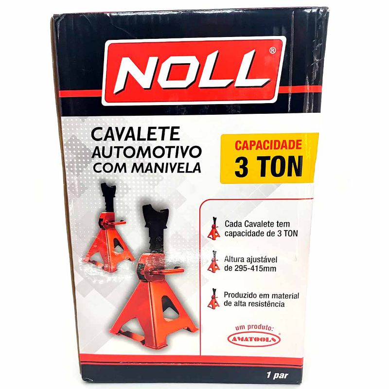 Par de Cavalete Automotivo Com Manivela 3T (570,0002) - Noll