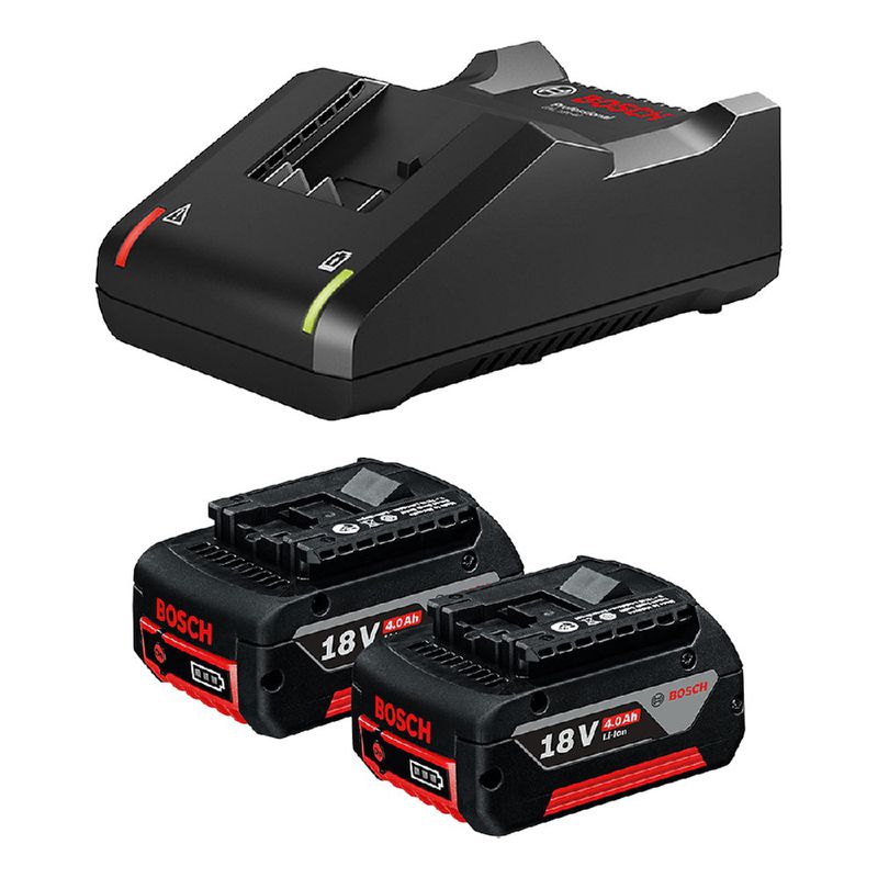Kit de 02 Baterias + Carregador Bivolt (1600A02RM8) - Bosch