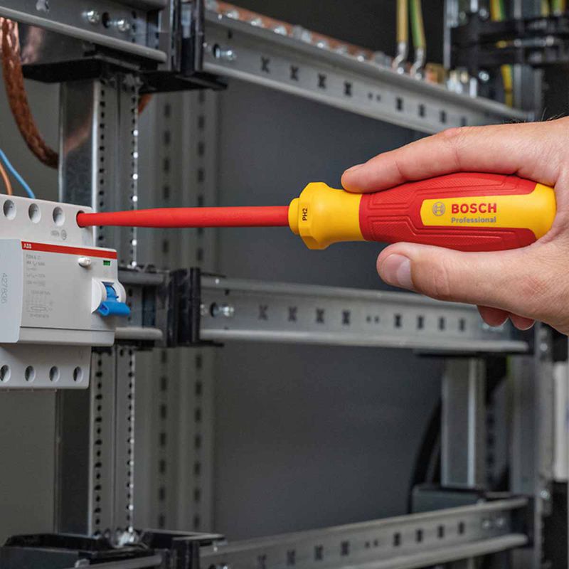 Chave de Fenda SL 4.5 x 100mm VDE (1600A02NC2000) - Bosch