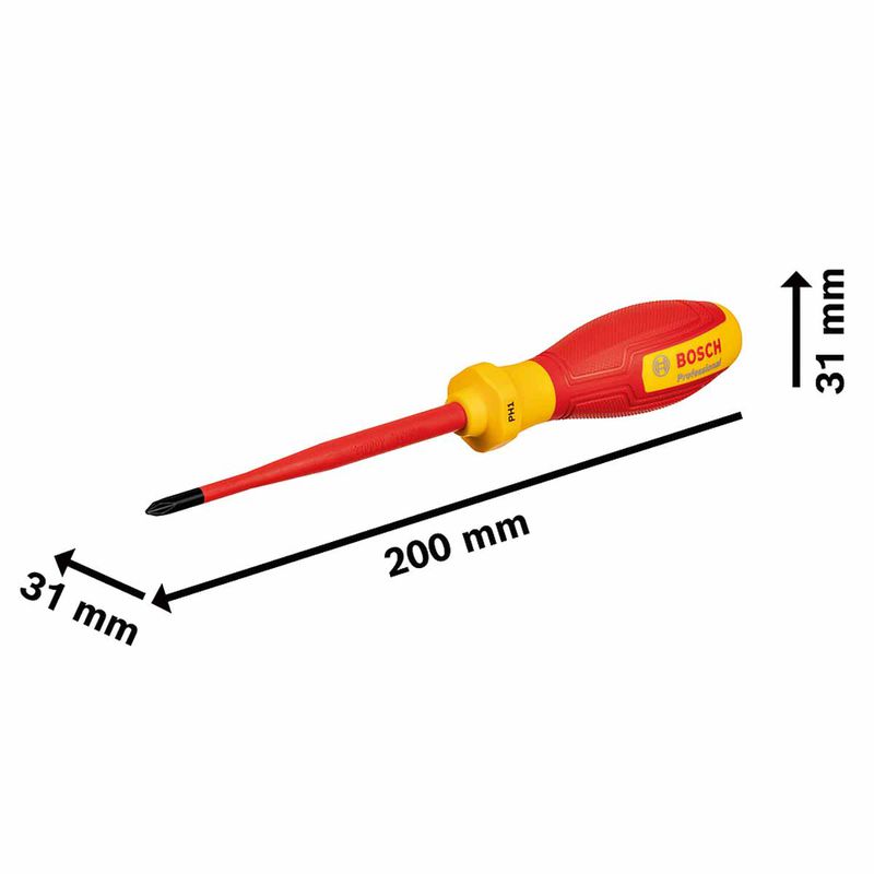 Chave Philips PH1 x 100mm VDE (1600A02NB8000) - Bosch