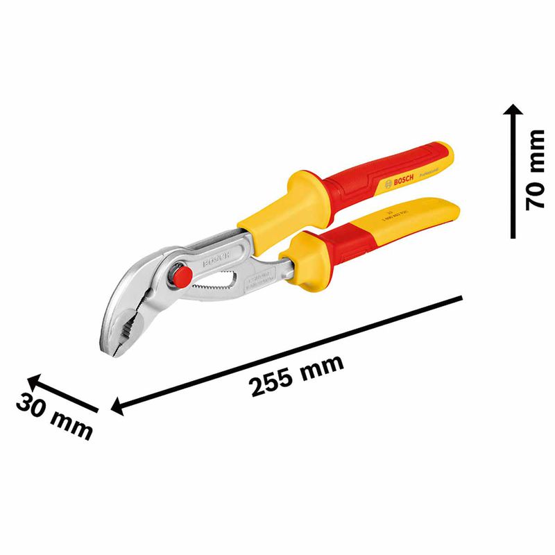Alicate Bomba D'água VDE 250mm (1600A02NE5000) - Bosch