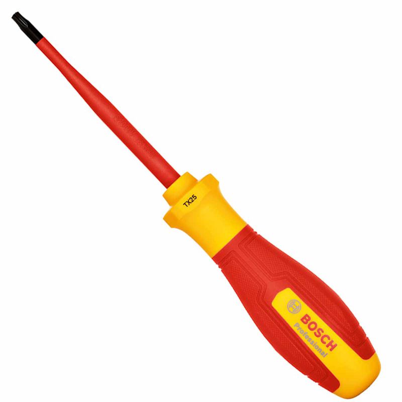 Chave Torx TX 25 x 100mm VDE (1600A02NC8000) - Bosch