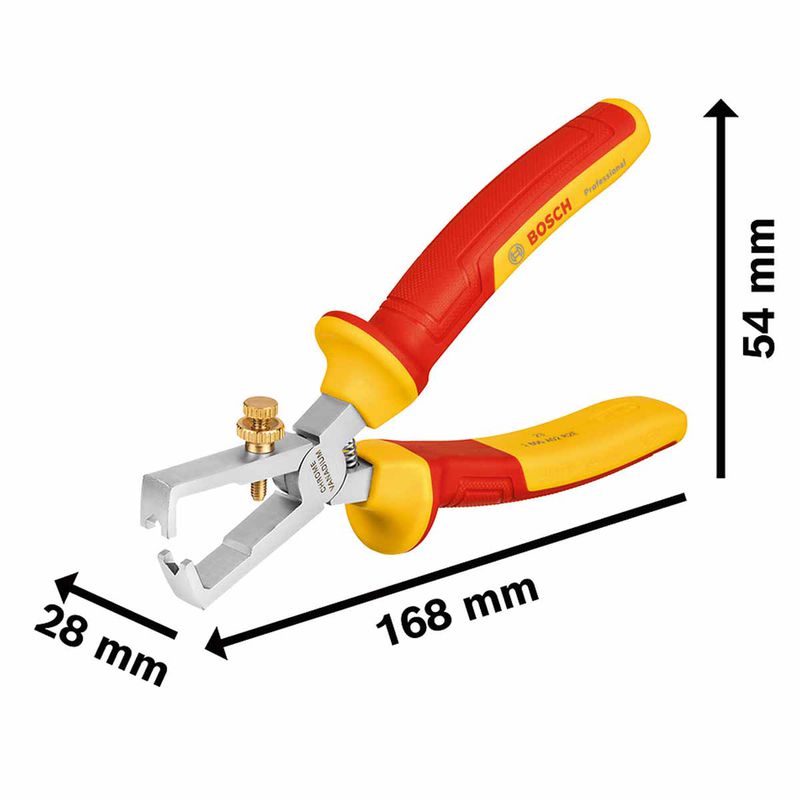 Alicate Decapador Universal VDE 160mm (1600A02NE7000) - Bosch