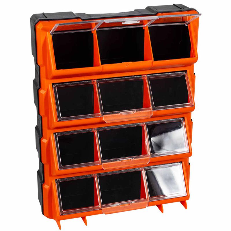 Armário Organizador Com 12 Compartimentos e Tampa Articulada (585,0008) - Tactix