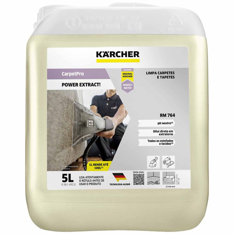 Detergente PowerExtract! (5L) Rm 764 (93814920) - Karcher
